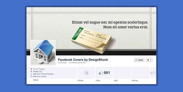 Facebook Cover template