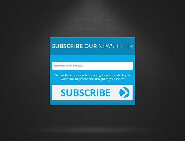Nice Subscribe form PSD
