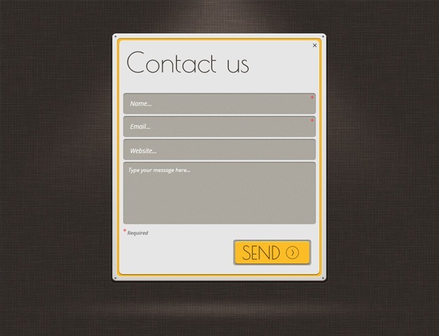  Web design Contact Us form