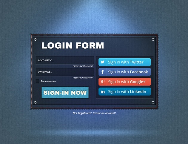 Login form