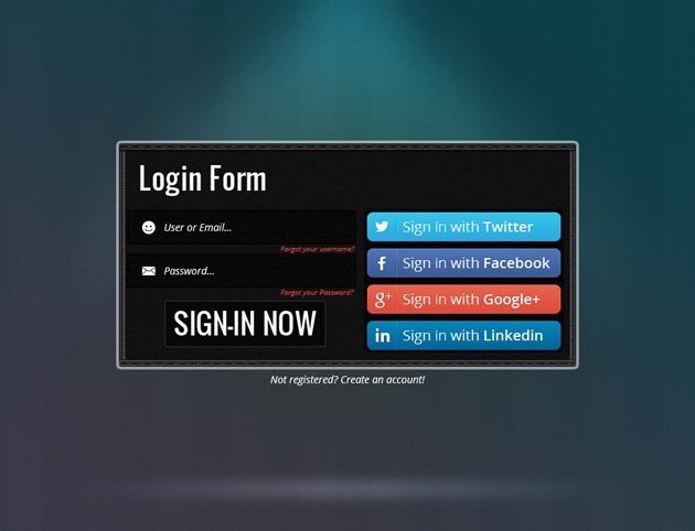 Login form 