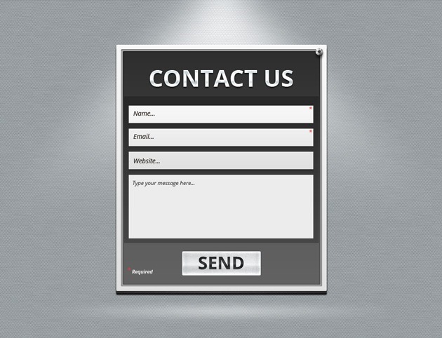 simple Contact Us form