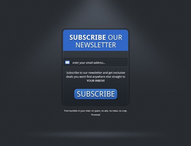 simple Subscribe form template