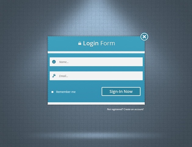 Web Login form