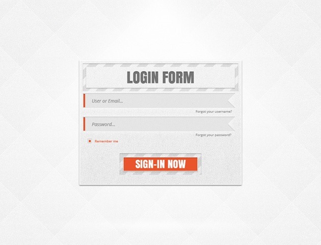 Login form