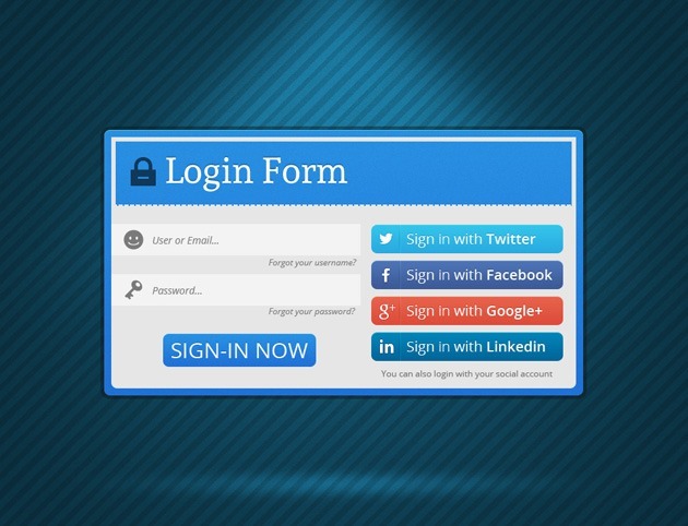 Minimalist Login form