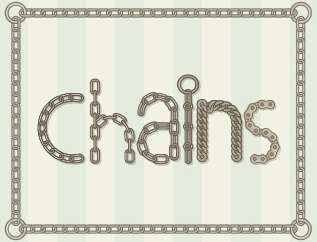 chains-vector-brushes