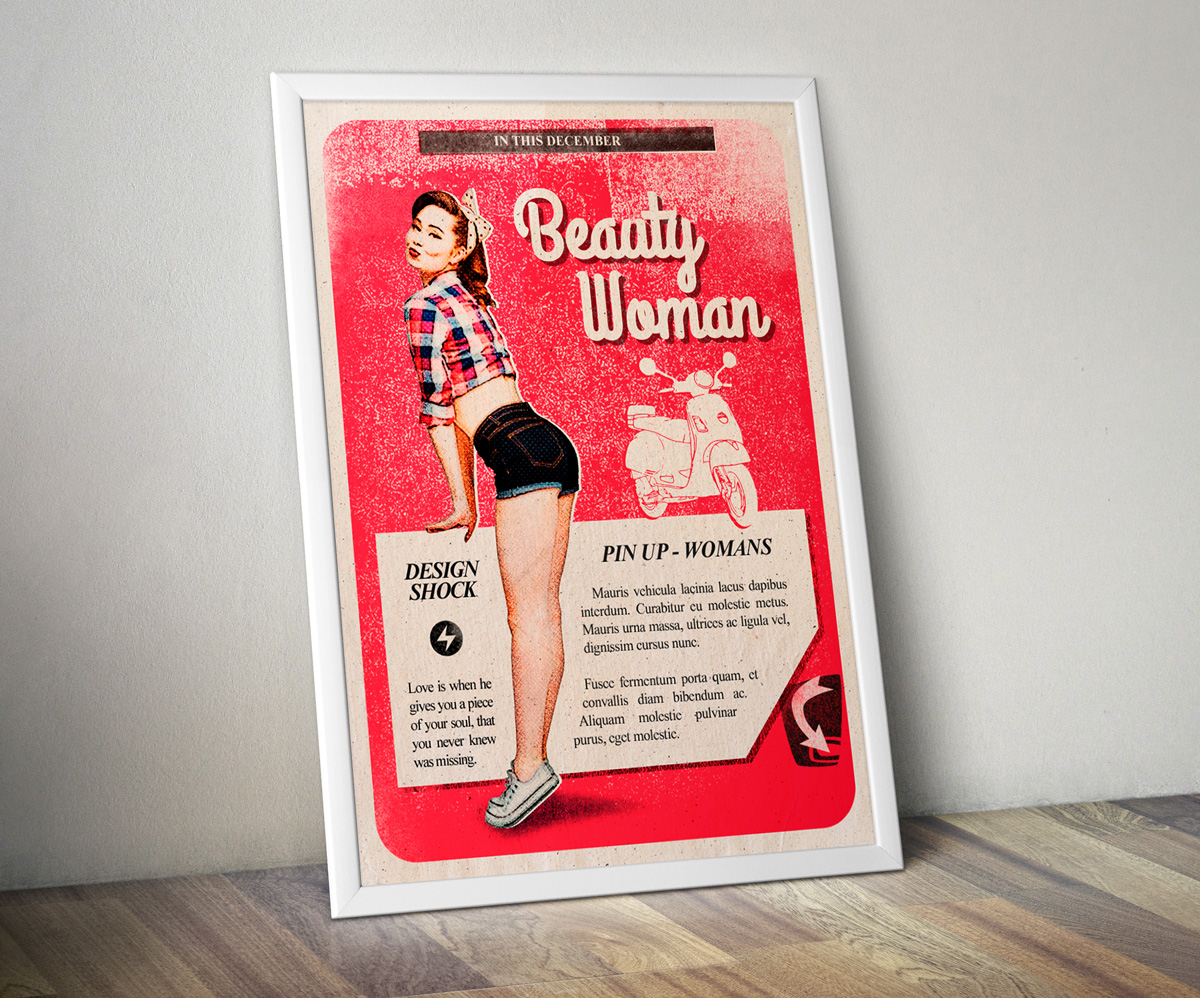 Poster-Frame-PSD-MockUp-vintage-vector