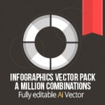 Infographic Design Vector Pack: Create infographics the easy way, thousands of possible combinations...