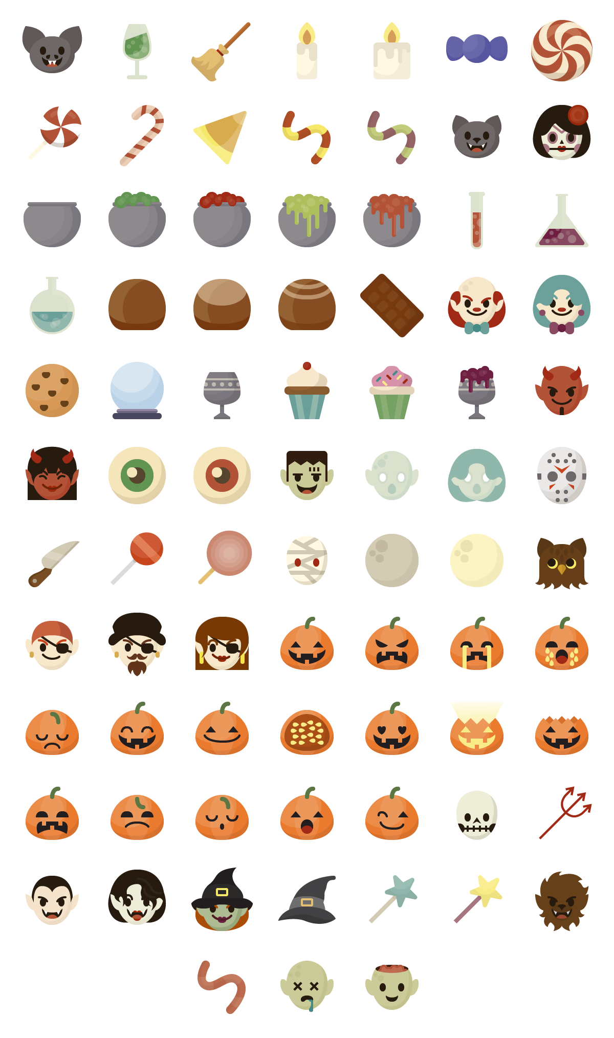 Halloween Icons – Vector Monster Pack